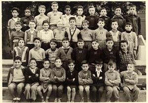 ECOLE GAMBETTA GARCONS 1955 CE2 MME NAVARRO